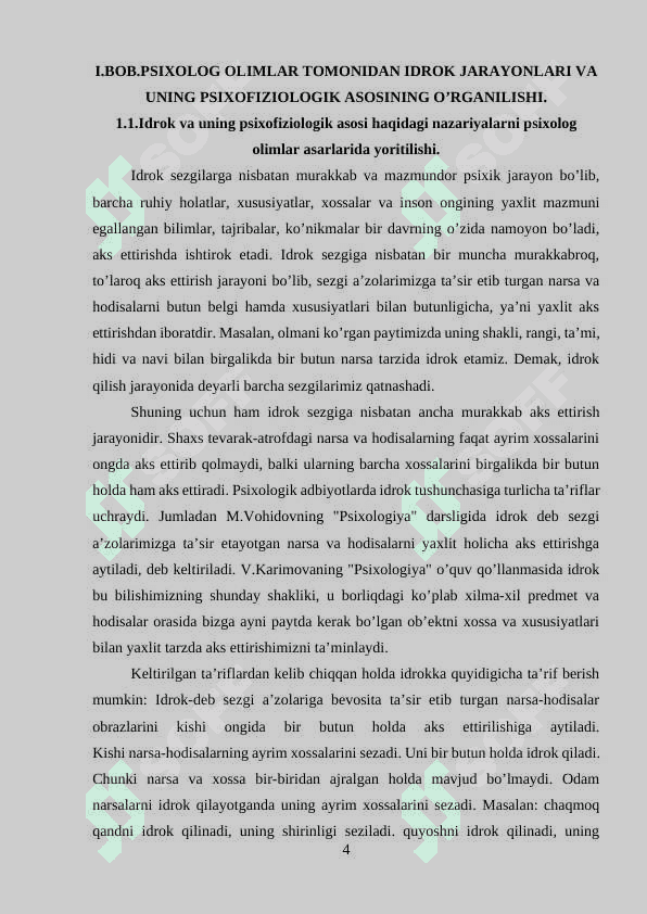 IDROK HAQIDA TUSHUNCHA VA UNING PSIXOFIZIOLOGIK ASOSI 4