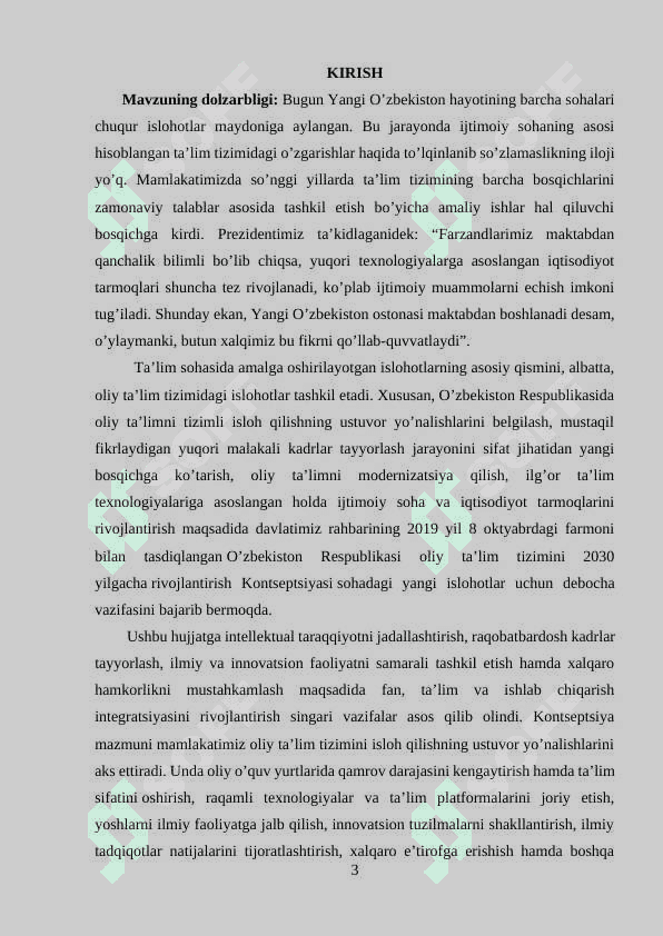 Maktabgacha  yosh davrida  pisixik rivojlanish xususiyatlari  mavzusini o’qitishdan innavotsion usullardan foydalanish 3