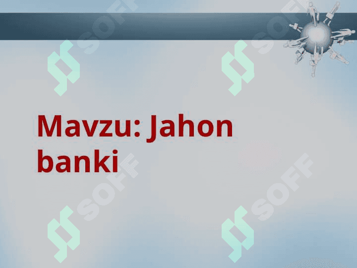 Jahon banki 2