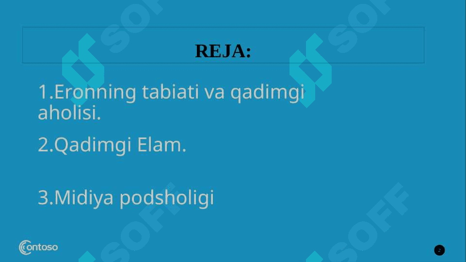 ELAM VA MIDIYA DAVLATLARI. 2