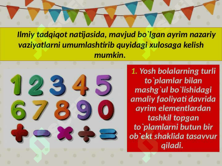 Boshlang'ich sinifda asosiy miqdorlarni o'rgatishda kompenziyaviy yondashuv 6