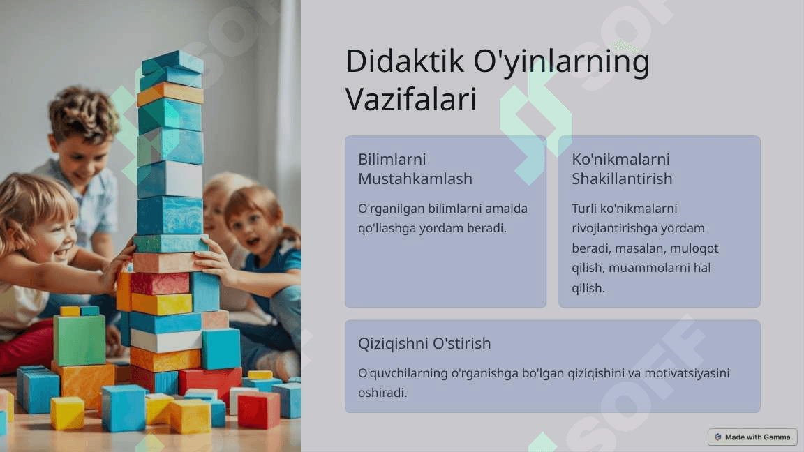 Sinfdan Tashqari Mashg'ulotlarda Didaktik O'yinlarning ahamiyati 3