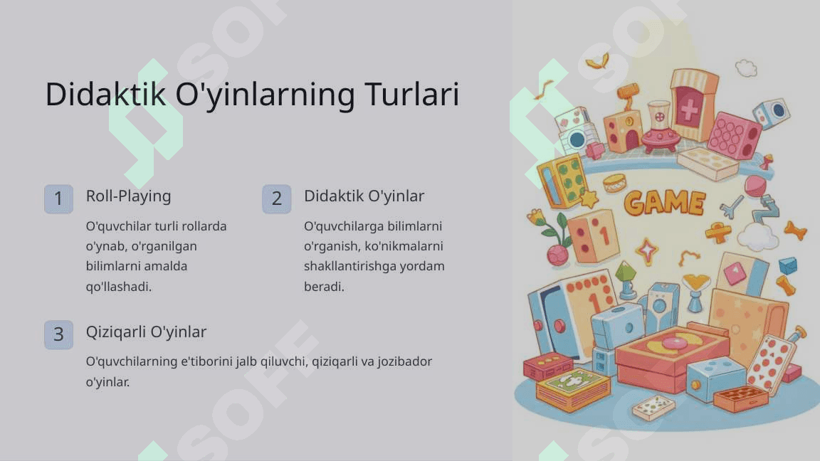 Sinfdan Tashqari Mashg'ulotlarda Didaktik O'yinlarning ahamiyati 4