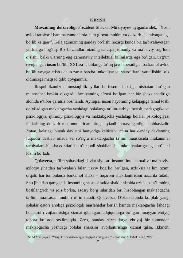 Maktabgacha yosh davrida psixik rivojlanish xususiyatlari 2