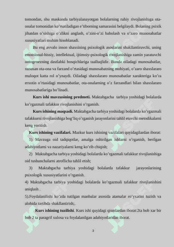 Maktabgacha yosh davrida psixik rivojlanish xususiyatlari 3