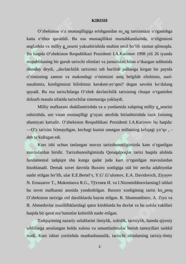 XVI-XIX asr birinchi yarimida Qoraqalpoqlar 2