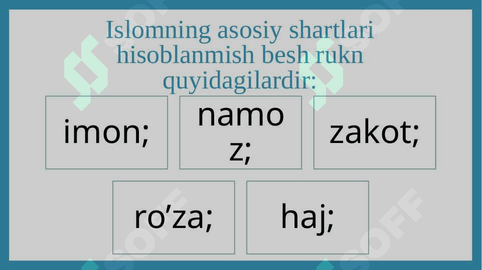 Islom dinidagi bayram va marosimlar. 4
