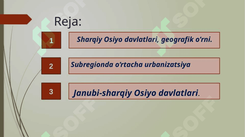 janubiy sharqiy va sharqiy osiyo mamlakatlari geografik o'rni, tabiati va aholisi 2