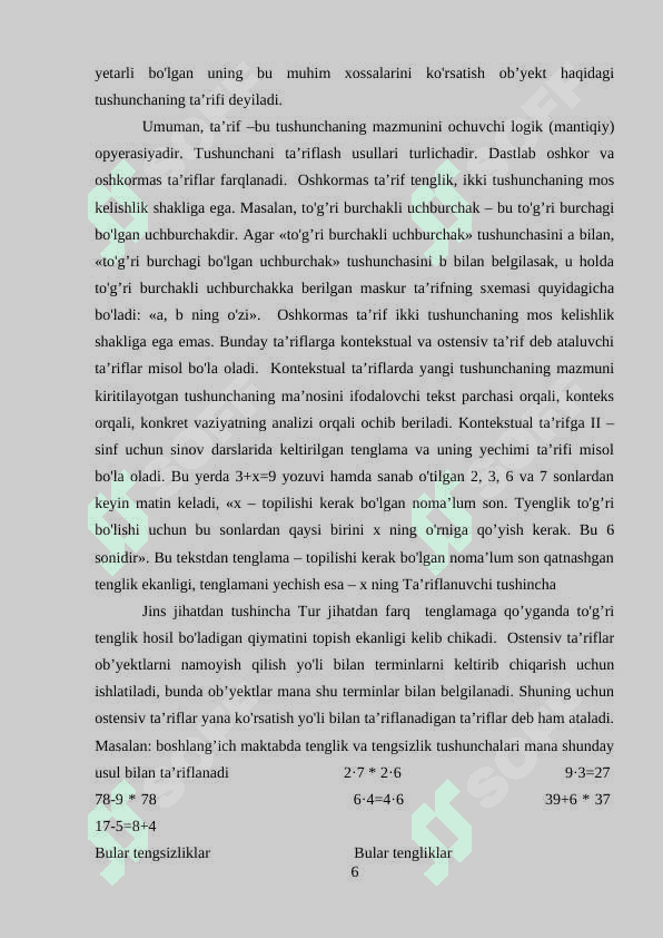 Boshlangich sinf matematikasining psixo-didaktik xususiyatlari 6
