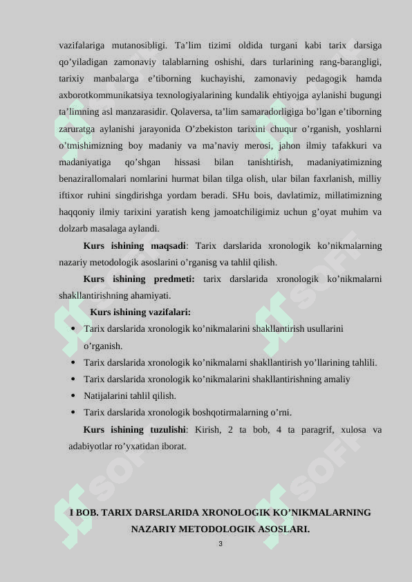 Tarix darslarida xronologik ko’nikmalar 3