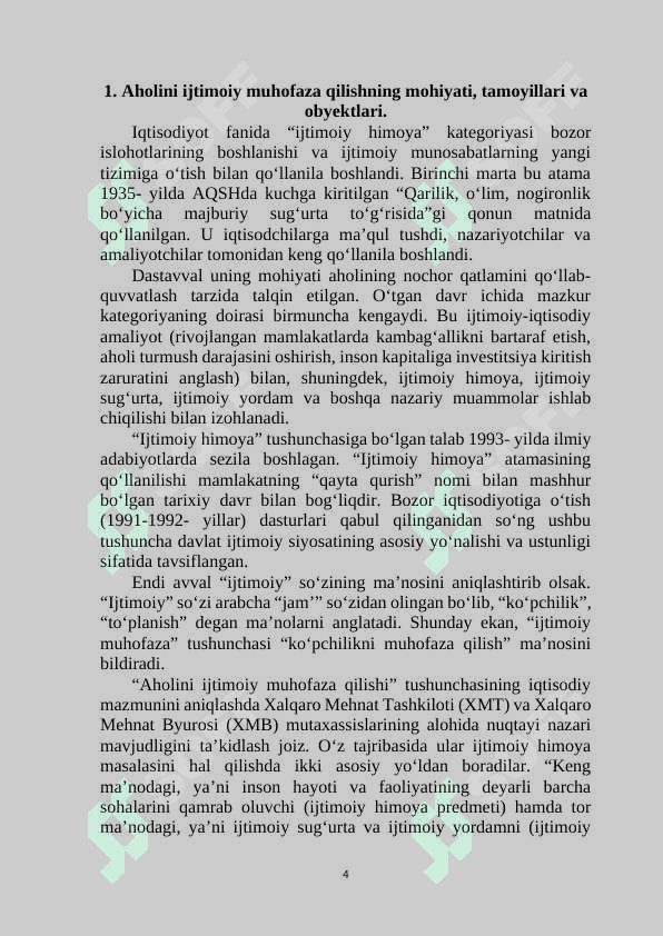 Respublika aholisini ijtimoiy muhofaza qilish 4