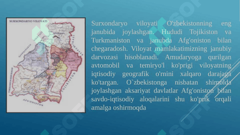 Surxondaryo iqtisodiy-geografik rayoni 2