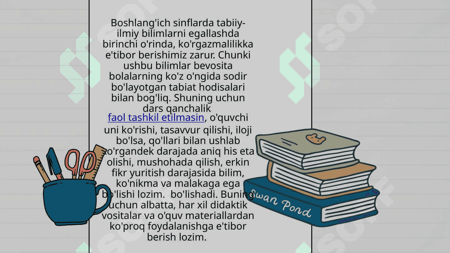 Integratsiyalashgan darslarni samaradorligini oshirish omillari 2