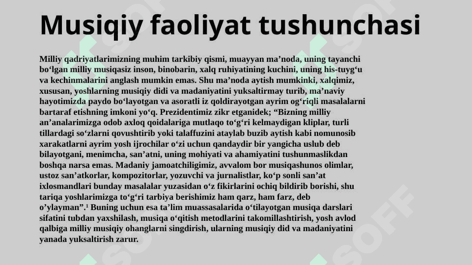 Musiqiy faoliyat turlari 3