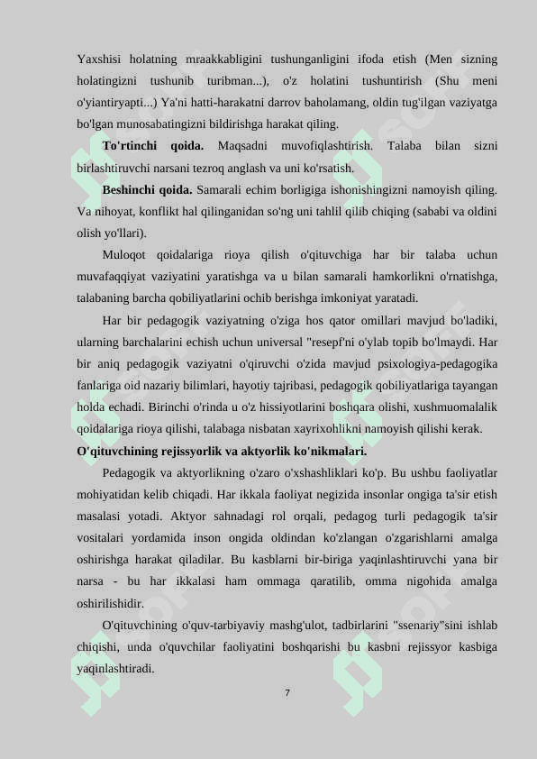 NAZOKAT VA TAKTIKA MUAMMOLARI 6