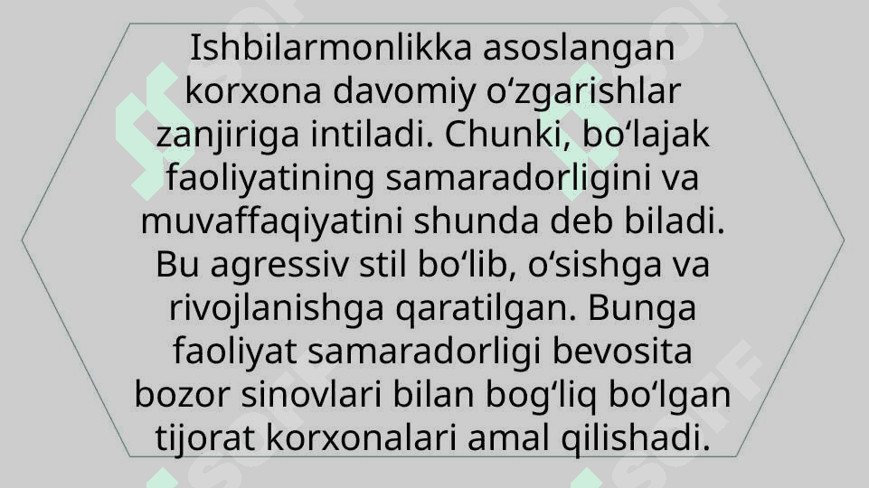 Korxonada taktik va strategik rejalashtirish 7