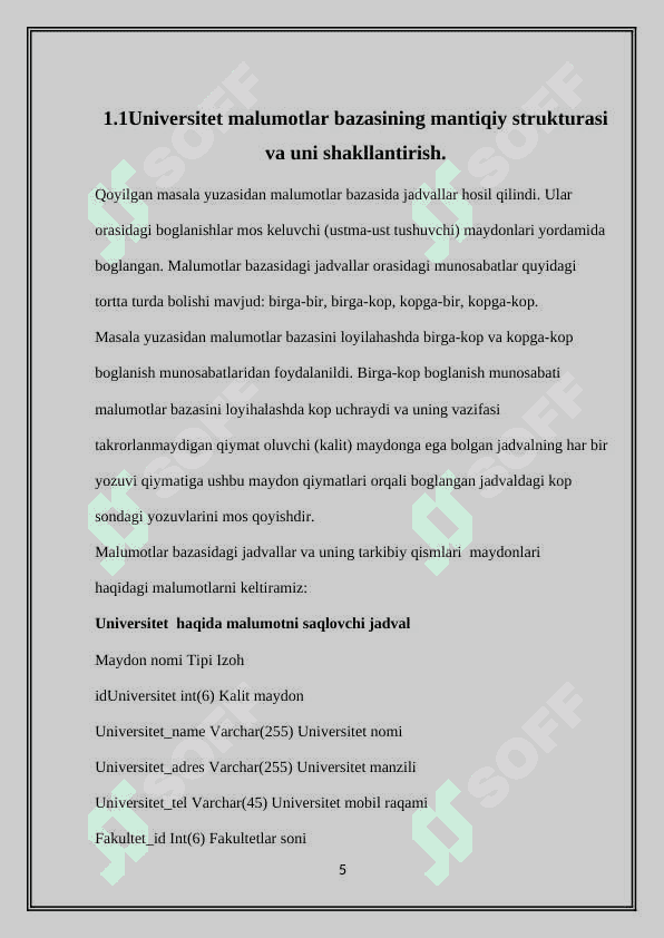 Universitet 5