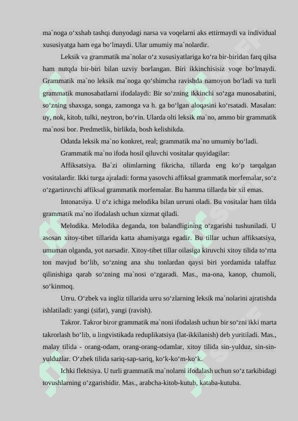 Grammatik tushunchalarni o'zlashtirishning metodik shartlari 6
