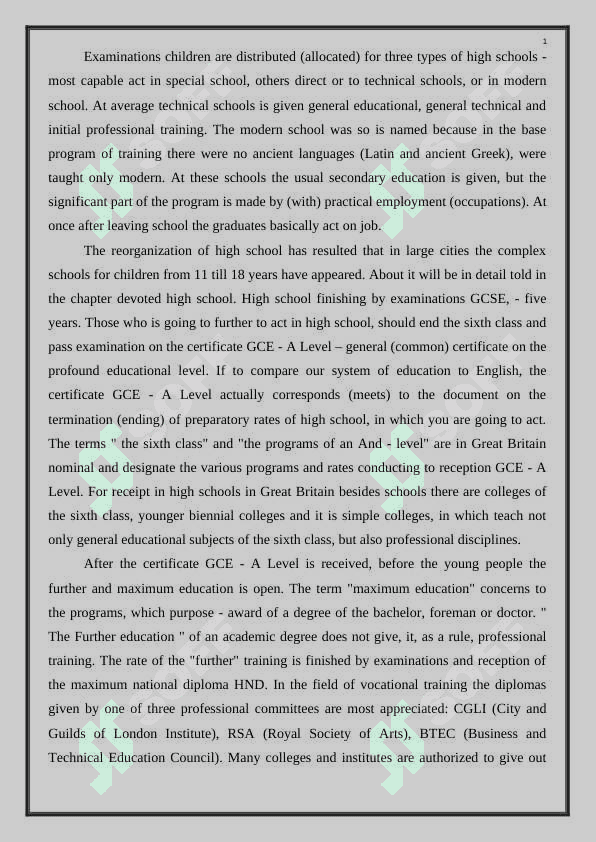 Education system in Great Britain 4