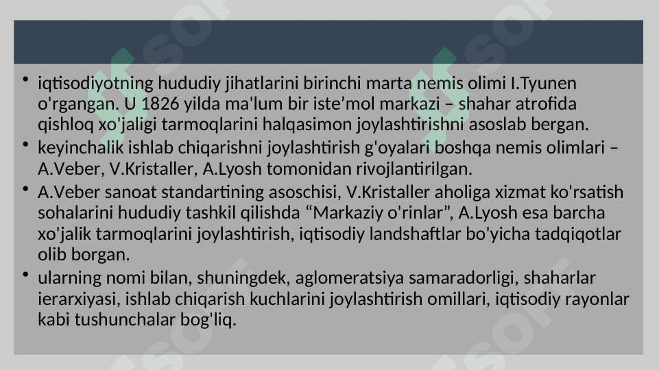 ISHLAB CHIQARUVCHI KUCHLARNI JOYLASHTIRISH 2
