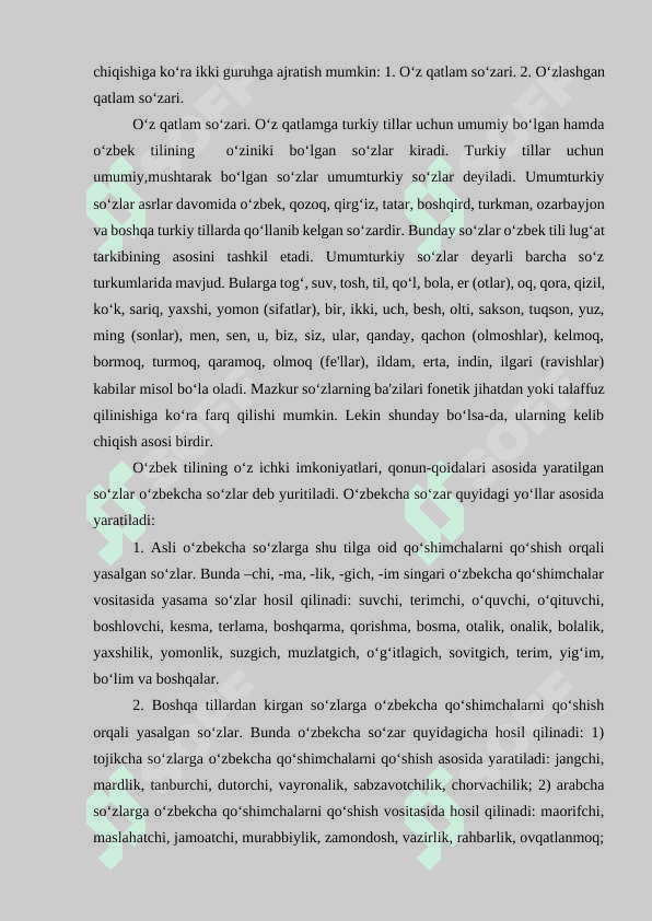O‘ZBEK TILI LEKSIKOLOGIYASI 4