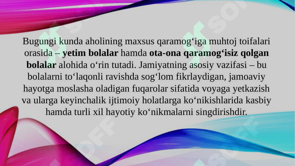 Ota-onalar qaramog'ida bo’lmagan bolalar 3