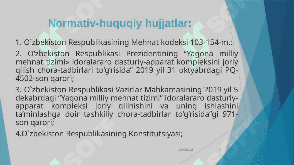 Mehnat shartnomasi va ishga qabul qilishni rasmiylashtirish. Mehnat shartnomasini rasmiylashtirish 3