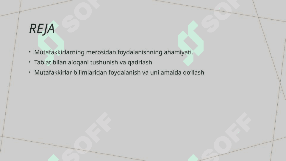 Tabiat bilan tanishtirishda mutafakkirlar merosidan foydalanish 2