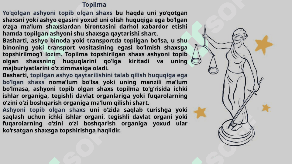 Mulk huquqining vujudga kelish asoslari 7