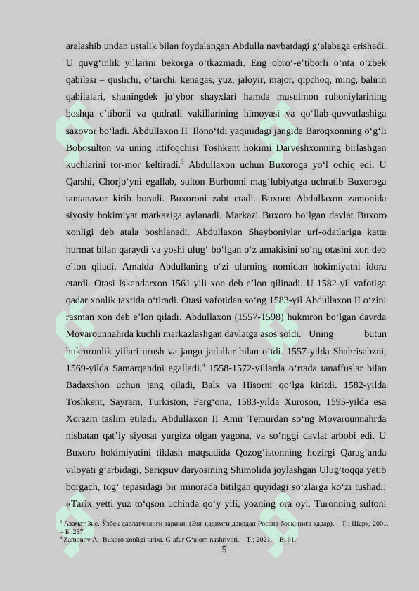 Buxoro xonligi sud-huquq tizimi kurs ishi 5