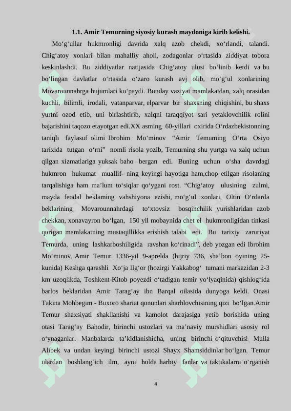 AMIR TEMUR DAVLATLARIDA DAVLATNI ULUSHLARGA BO‘LIB BOSHQARISH TARTIBI 23 4