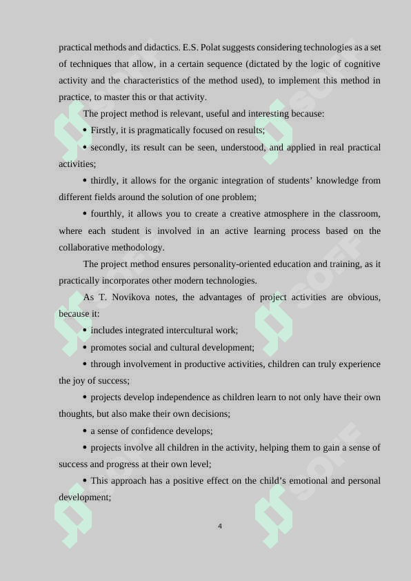 Project-based learning for young learners in English language classes 4