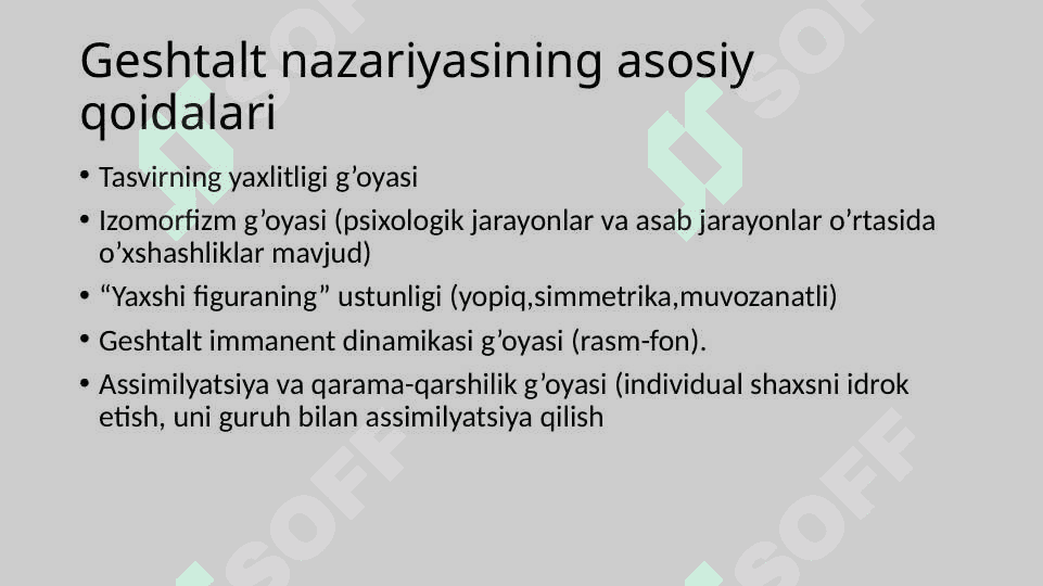 Geshtalt psixologiyasi 4
