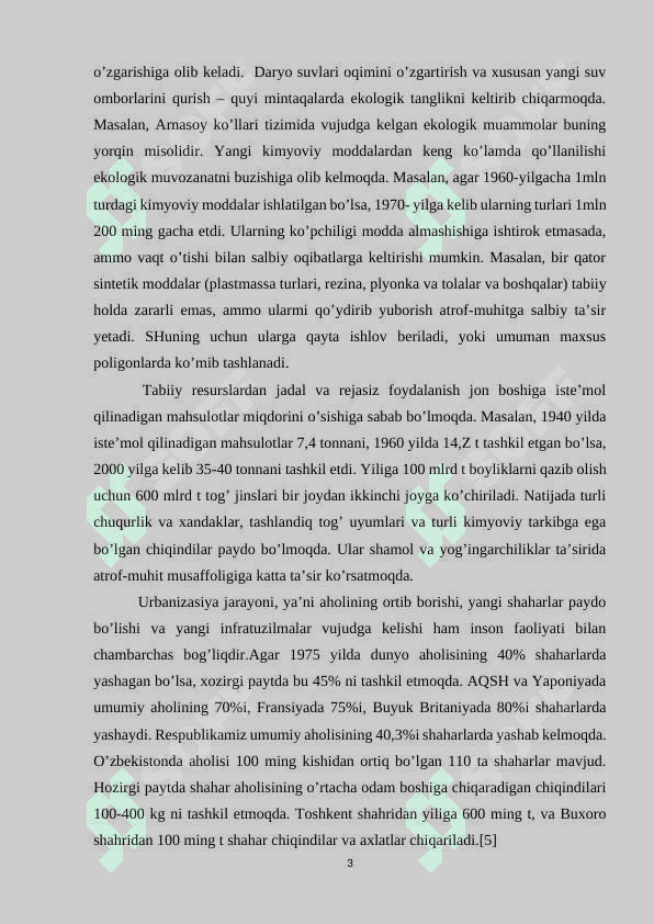 “Insonning tabiatga ta`siri haqida umumiy tushuncha” 3