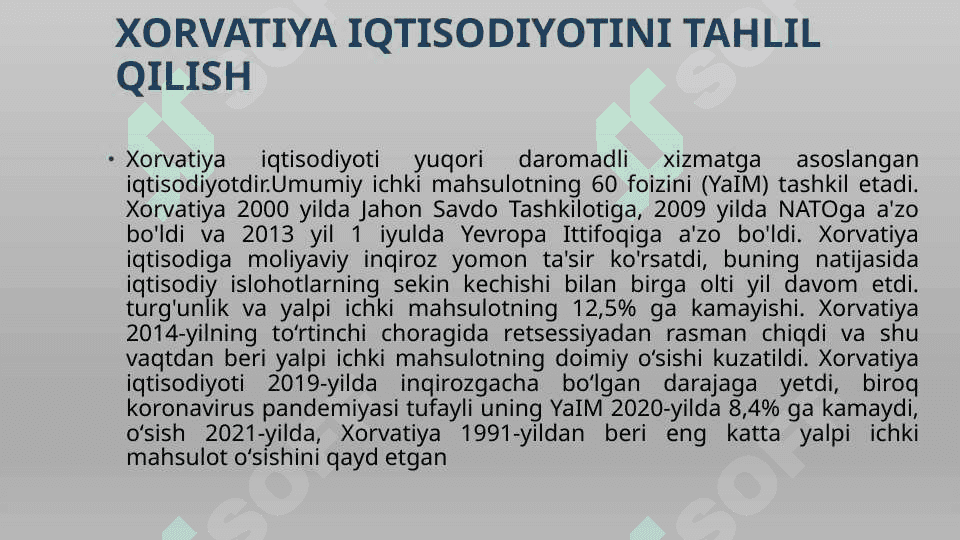 Xorvatiya Iqtisodiyotini tahlil qilish 3