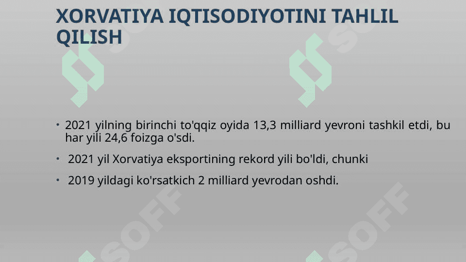Xorvatiya Iqtisodiyotini tahlil qilish 5