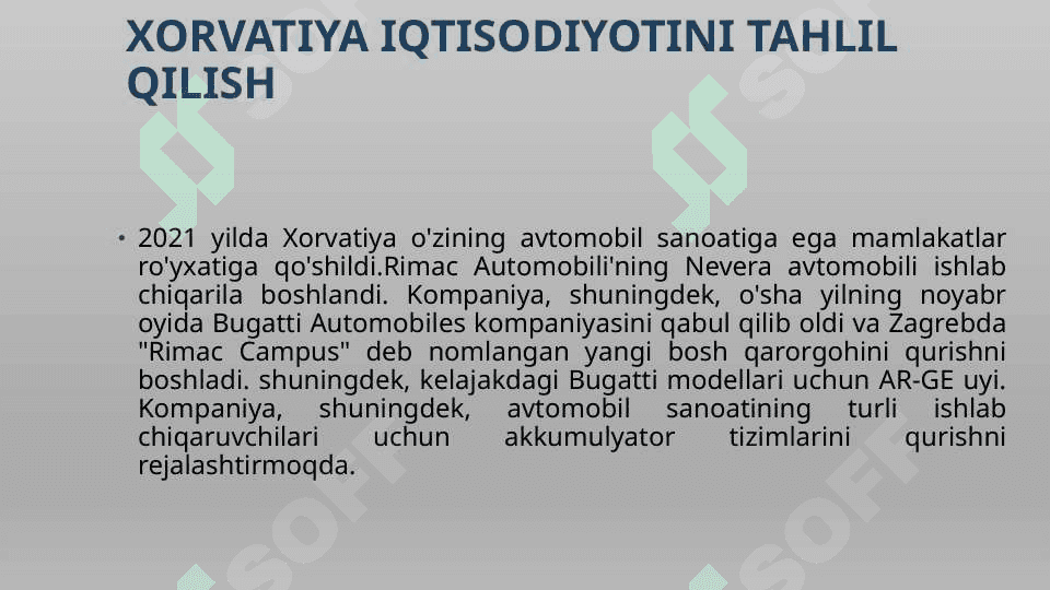 Xorvatiya Iqtisodiyotini tahlil qilish 6
