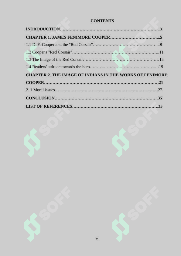 Fenimore Cooper as a master of historical novel 2