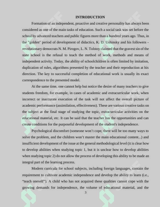 Developing learners' autonomy and independence in English language classes for young learners 3