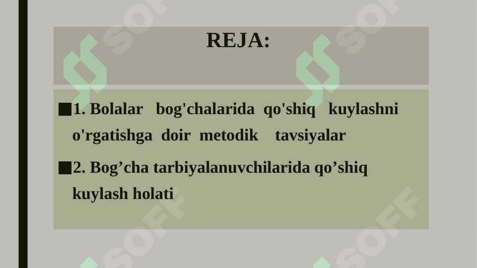 Maktabgacha ta’lim muassasalarida qo‘shiq kuylash. Bolalar asarlarini tanlashda yosh xususiyatlarining afzalligi 2