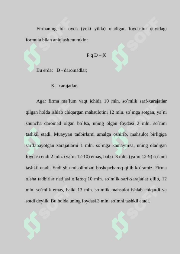 Ishlab chiqarish xarajatlarining mohiyati va turlari 5