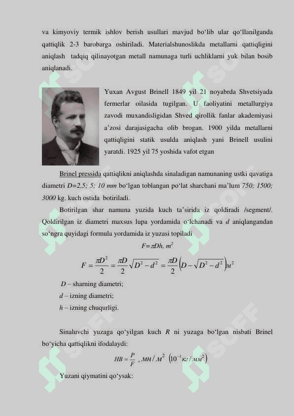 . Metall va qotishmalarning mexanik xossalari 8