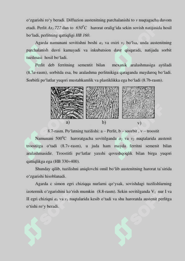 METALLARGA TERMIK VA KIMYOVIY- TERMIK ISHLOV  BERISH 8