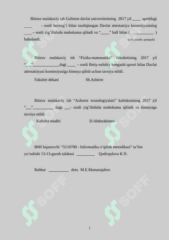 “Dreamweaver MX imkoniyatlaridan foydalanib o’rgatuvchi dasturlar yaratish metodikasi 2