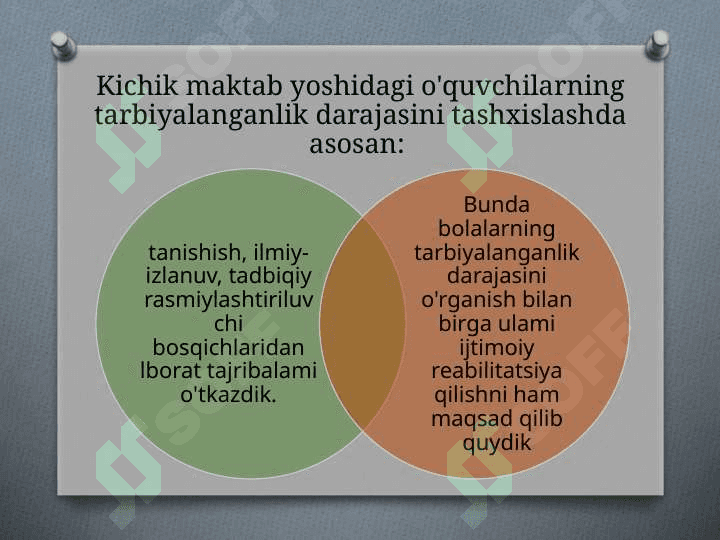 KORREKSION FAOLIYATNI TASHKIL ETISH BOSQICHLARI. KORREKSION FAOLIYATNING UMUMPEDAGOGIK VA MAXSUS METODLARI. 4
