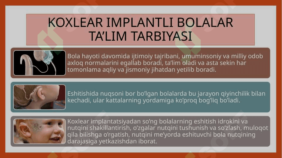 KOXLEAR IMPLANTLI BOLALAR 2