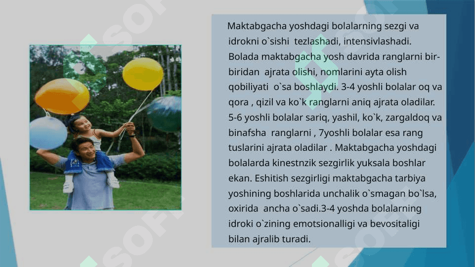 Maktabgacha ta’lim tashkilotlari tarbiyalanuvchilarining yoshga doir psixologik xususiyatlari. 4