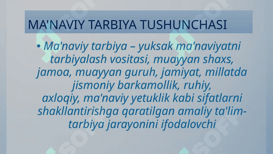 MA'NAVIY TARBIYA TUSHUNCHASI VA MOHIYATI 2