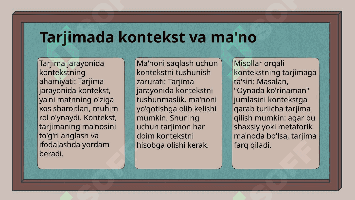 Tarjimada grammatik muammolar 7