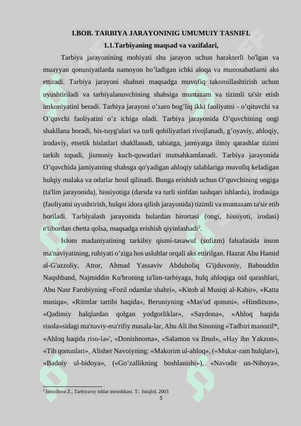 Tarbiya ijtimoiy hodisa va pedagogik jarayon sifatida 5